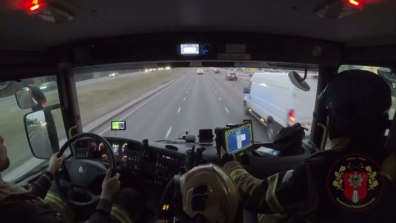 KESKLINNA 11 responding to Highest Alarm Fire