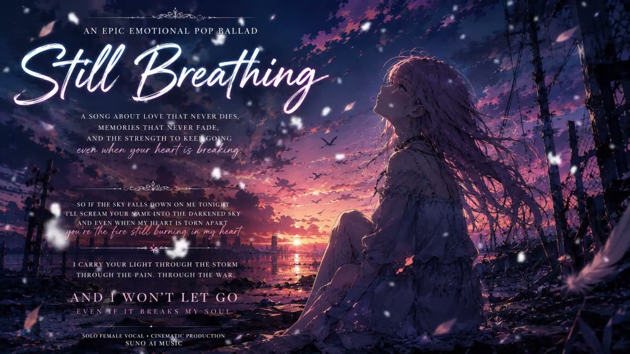 Still Breathing 💔 | Epic Emotional Cinematic Pop Ballad | Female Vocal Anthem