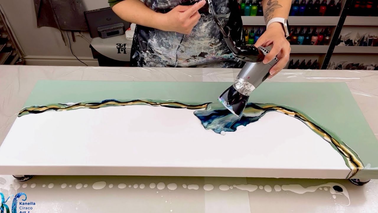 # 602 - 🎉A world FULL of colors!  Check out these different SMOKEY Paintings! - Acrylic Pouring