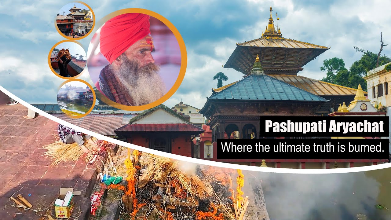 Pashupati Aryaghat | Bagmati River | Hindu cremation । Bagmati river for cremation
