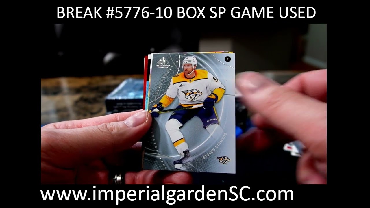 BREAK #5776: 10 BOX 2025-26 #upperdeck SP GAME USED (SPGU) NHL HOCKEY CASE BREAK