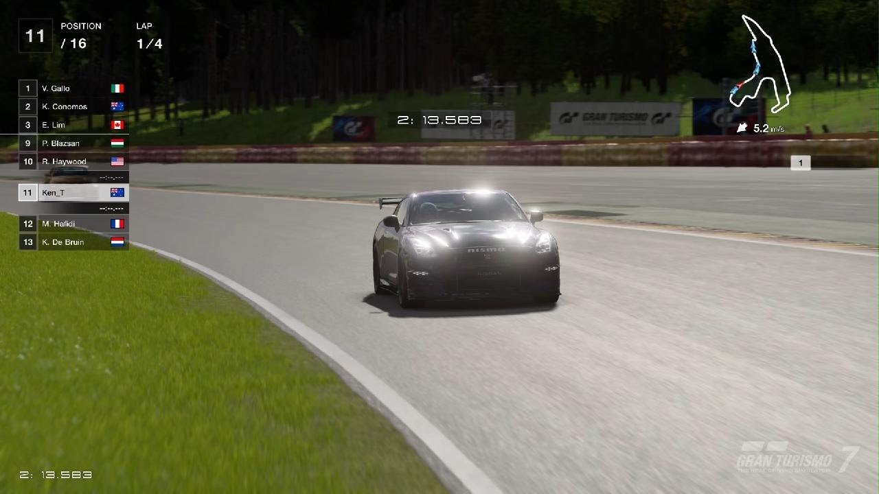 Gran Turismo Nissan GTR world championship 600 