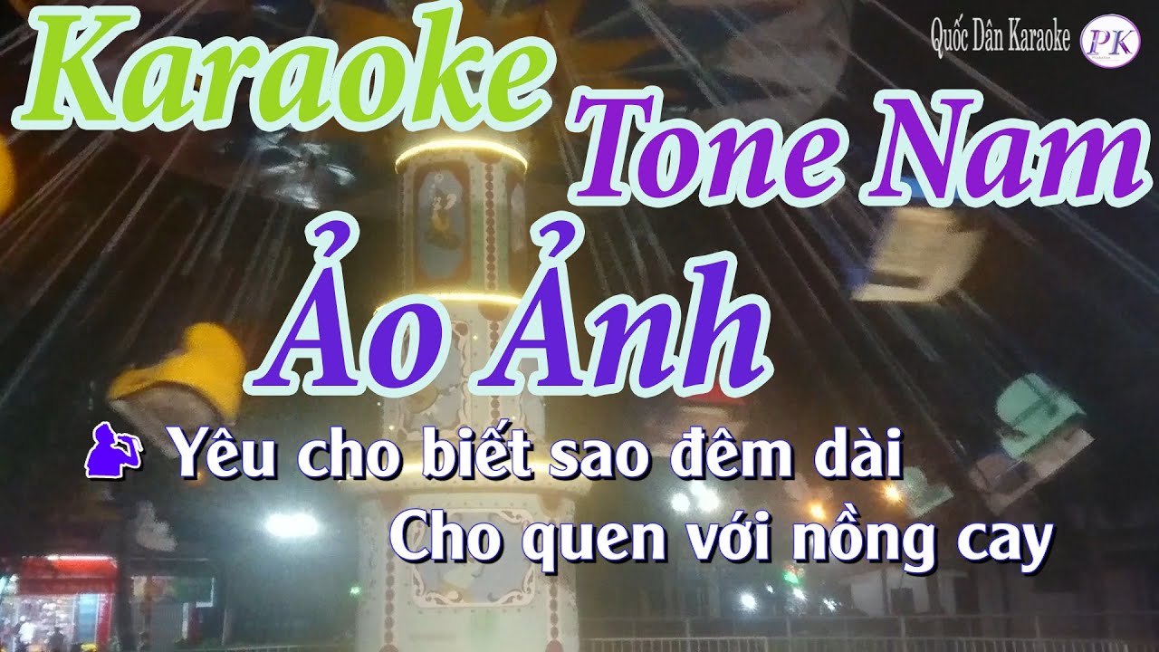Karaoke Ảo Ảnh (Bossa Nova) - Tone Nam (Rê Thứ Dm) - Quốc Dân Karaoke