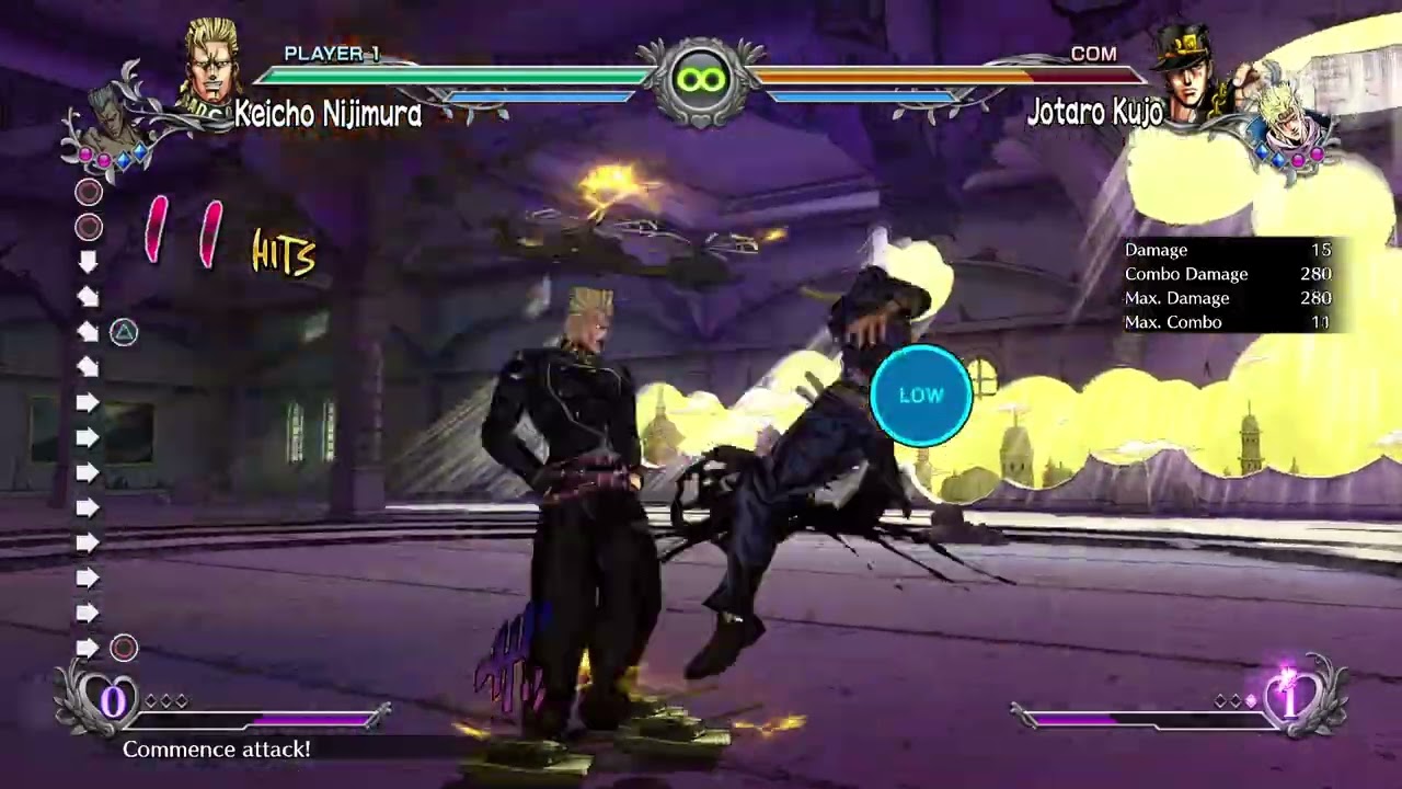 [JoJo ASBR] Keicho | ht.623H | 476 DMG | 0 bars | Anywhere | w/Polnareff