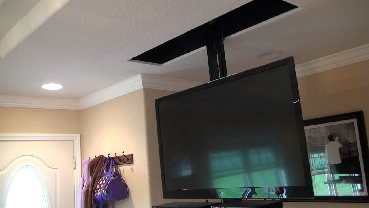 Drop down tv lift by firgelli automations