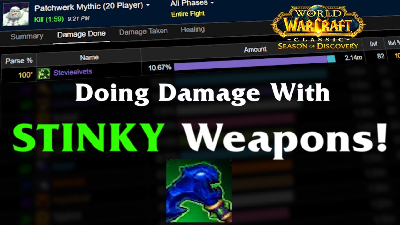Mythic Naxx Progression On Warlock In Season of Discovery!
