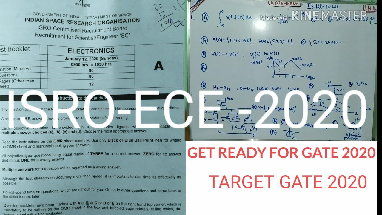 #isroeceanswer #isro2020 ece ISRO 2020 | EXAM ANALYSIS | PART_1