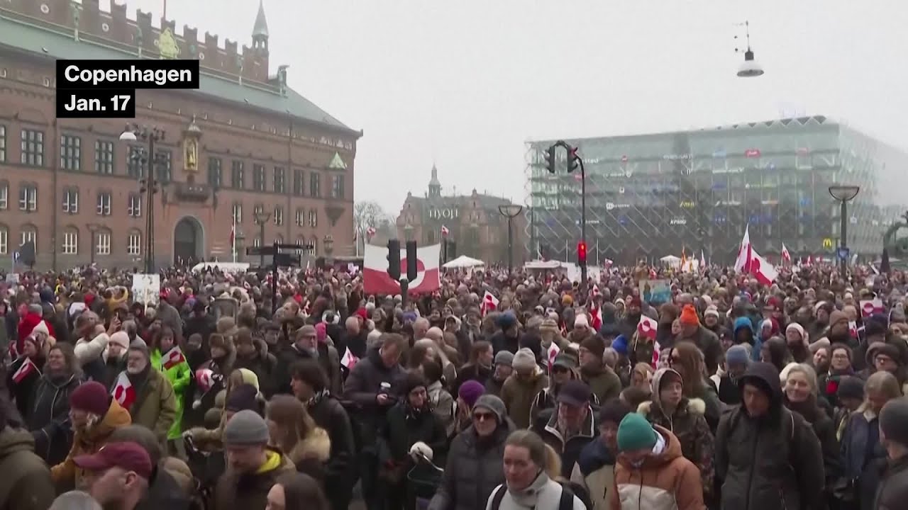 Trump’s Greenland Demands Spark Protest Rallies Across Denmark