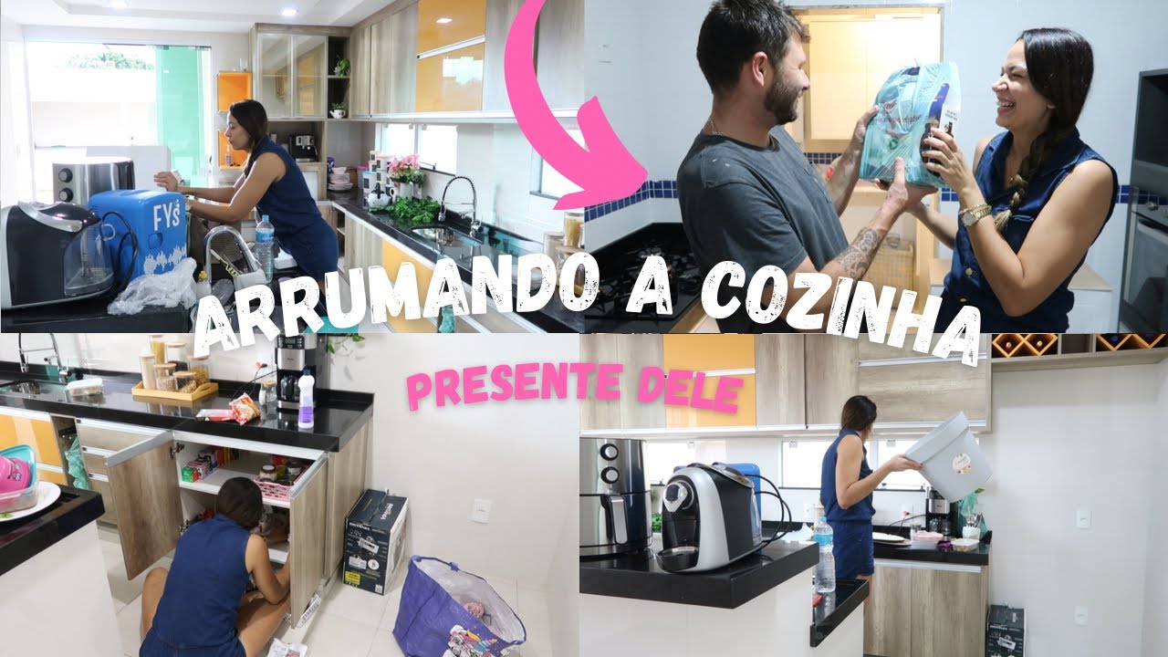 ARRUMANDO A COZINHA NOVA, DESPEDIDA DO APÊ COM CHAVE DE OURO, SUPREENDI O MARIDO, TUDO PRONTO