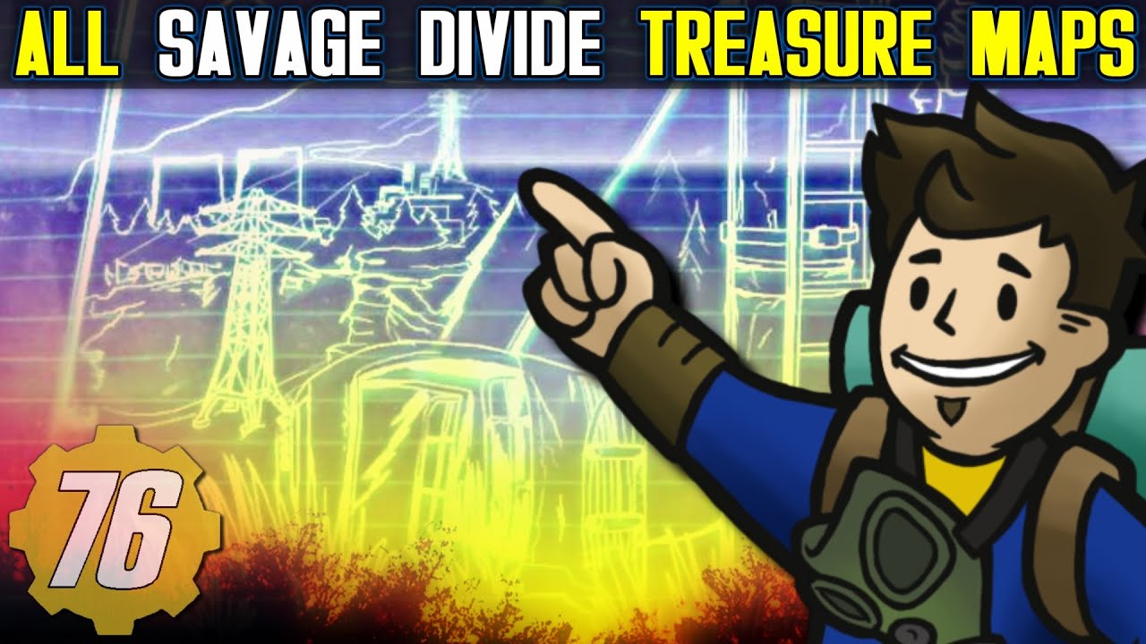 Руководство по расположению карт сокровищ в SAVAGE DIVIDE &mdash; Fallout 76
