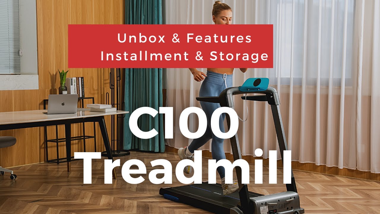 #UNBOXING OVICX C100 Treadmill & Features #treadmill #workout #running