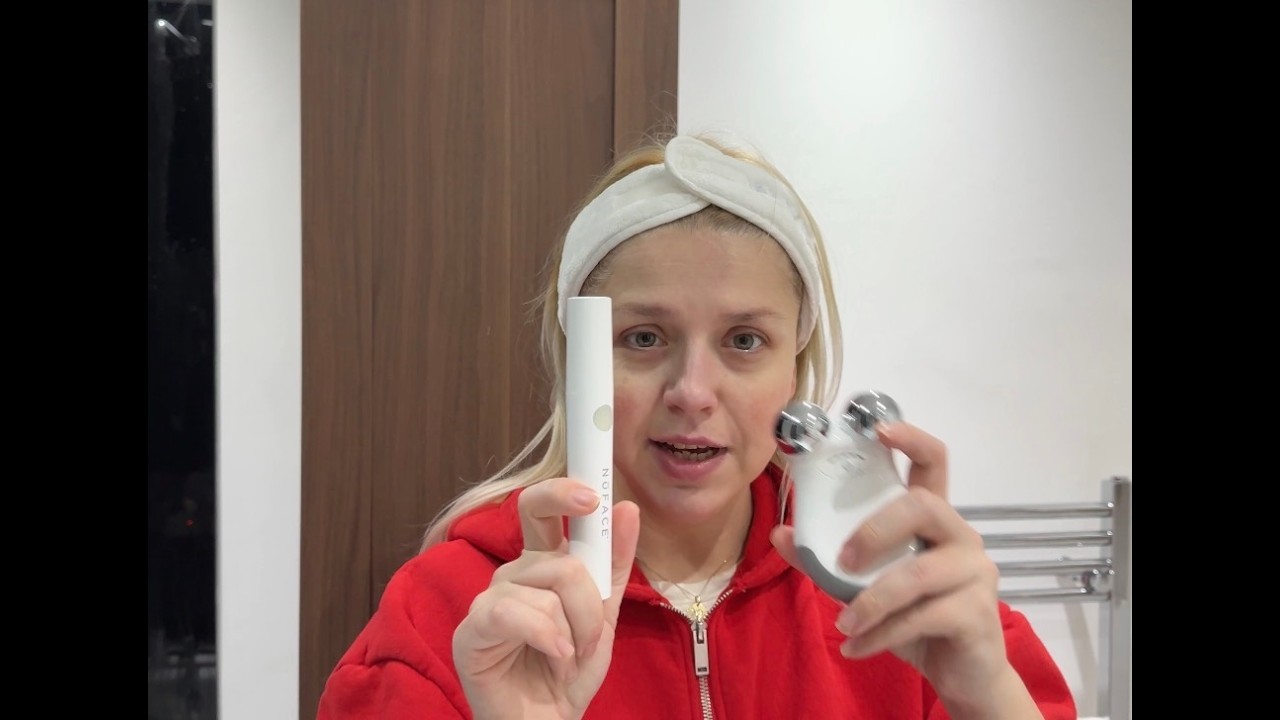 Trying Nuface micro current device for the first time