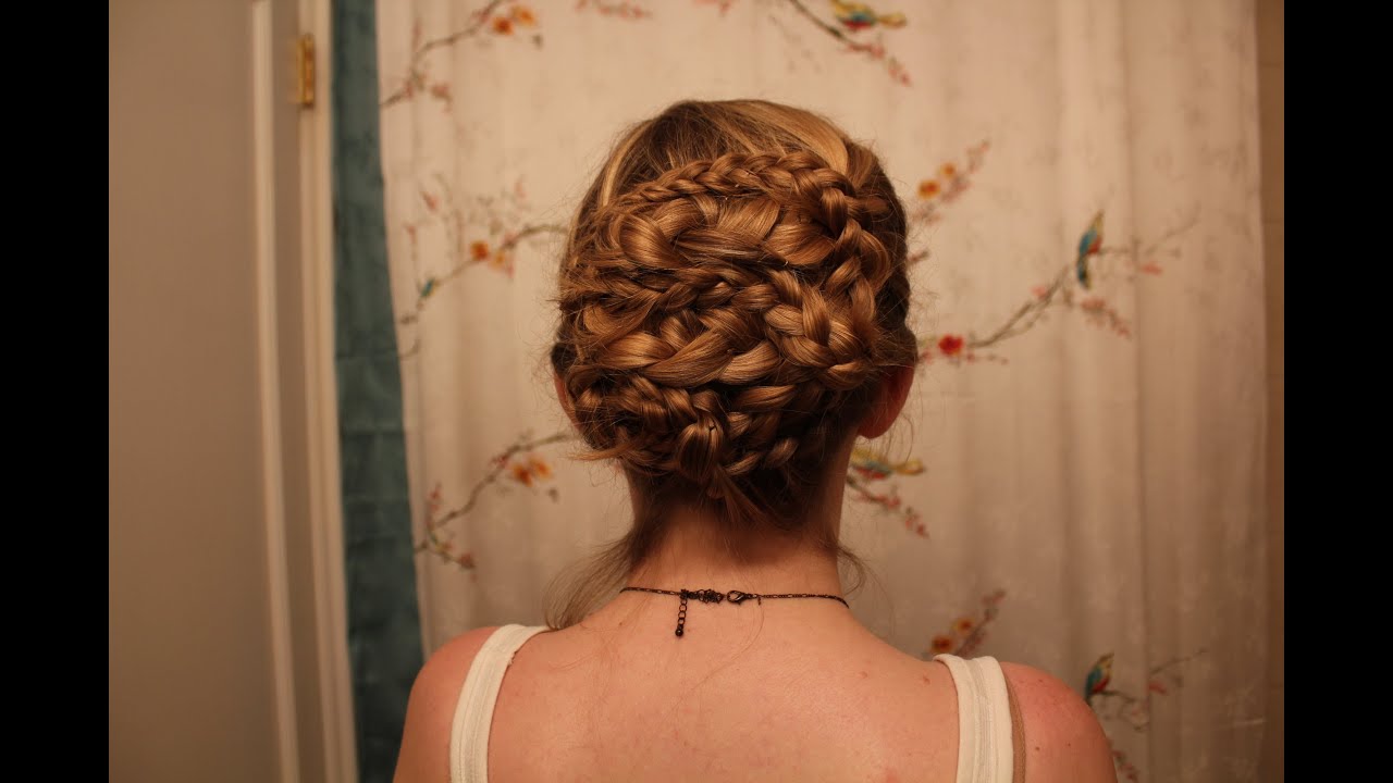 Textured Braided Updo, Inspired by Emma Watson's Hair at the Premiere of Bling Ring.