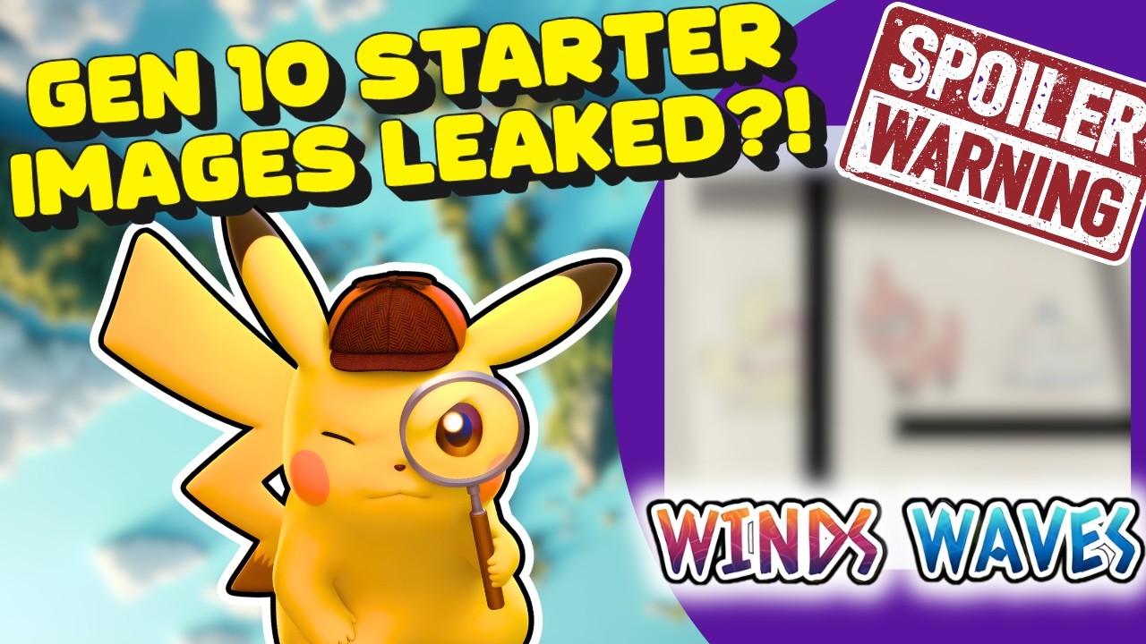 POKEMON GEN 10 STARTER IMAGES?! | Latest Pokemon Wind & Wave LEAKS & RUMORS