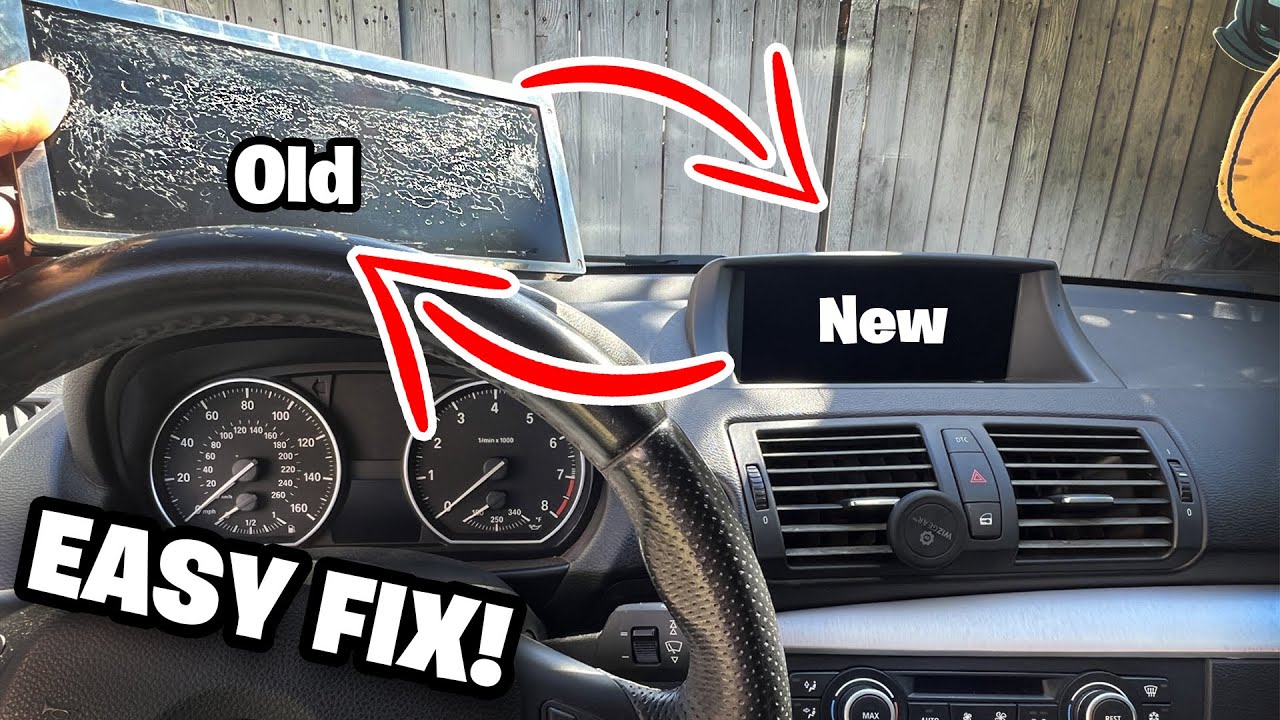 HOW I FIXED MY BMW'S iDRIVE SCREEN: LOOKS NEW!