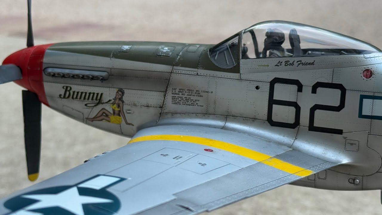Tamiya 1/32 P-51D Red Tail Build Completed!