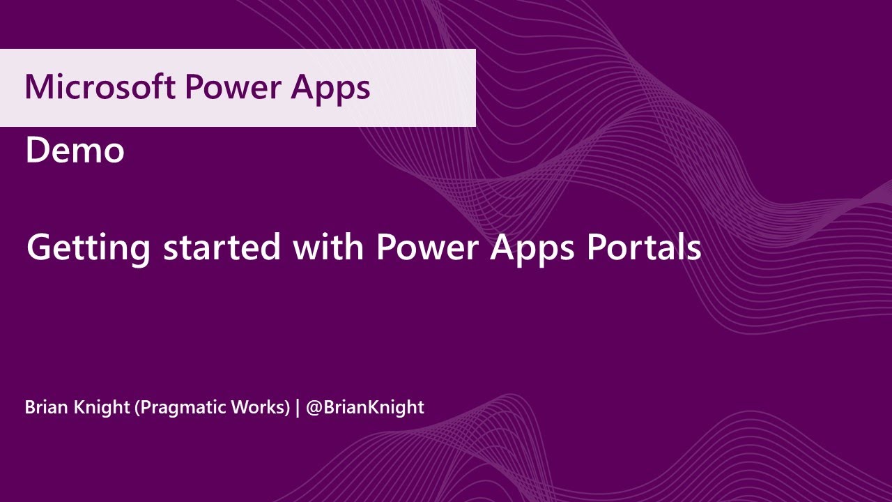 Demo: Getting started with Power Apps Portals