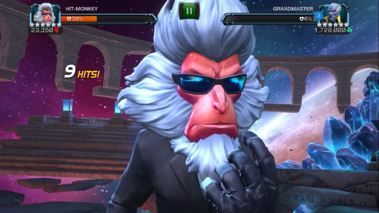 Rank 4 hit monkey takes on the grandmaster. My new rank 4.