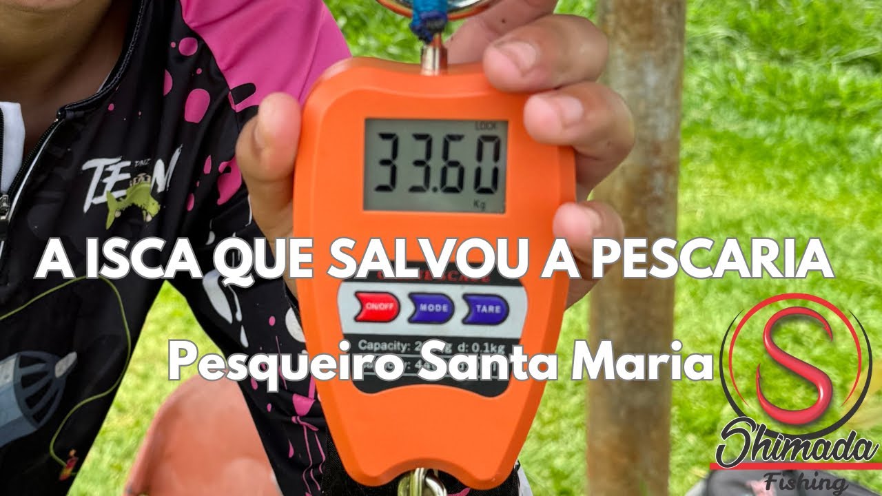 A ISCA QUE SALVOU A PESCARIA NO PESQUEIRO SANTA MARIA