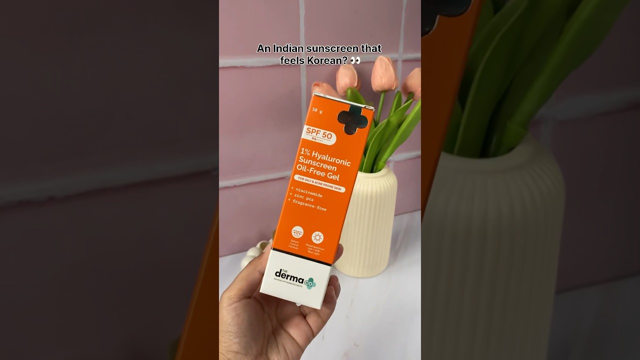 The dermaco hyaluronic acid sunscreen 🧡✨ #thedermaco #dermaco #sunscreen