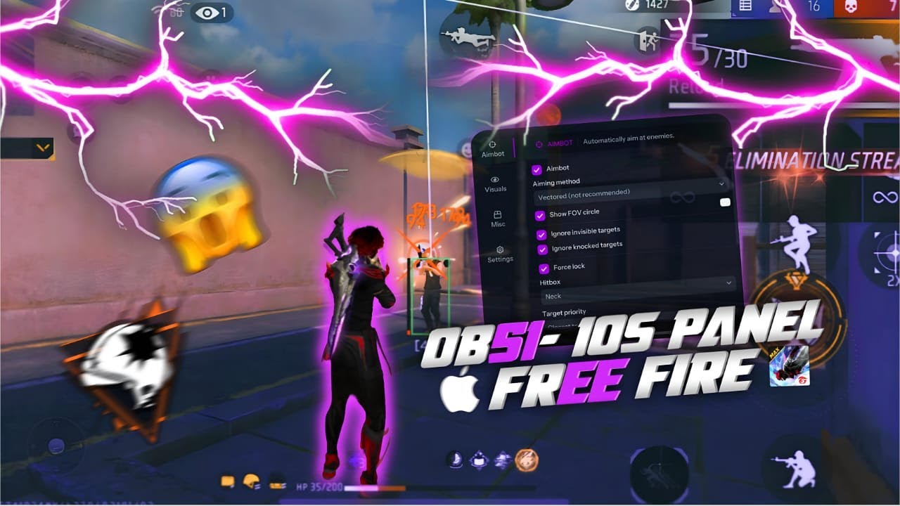 FREE FIRE ANTIBAN PANEL  || AIMBOT || BACK TO BACK 10 HEADSHOT || BR RANKED