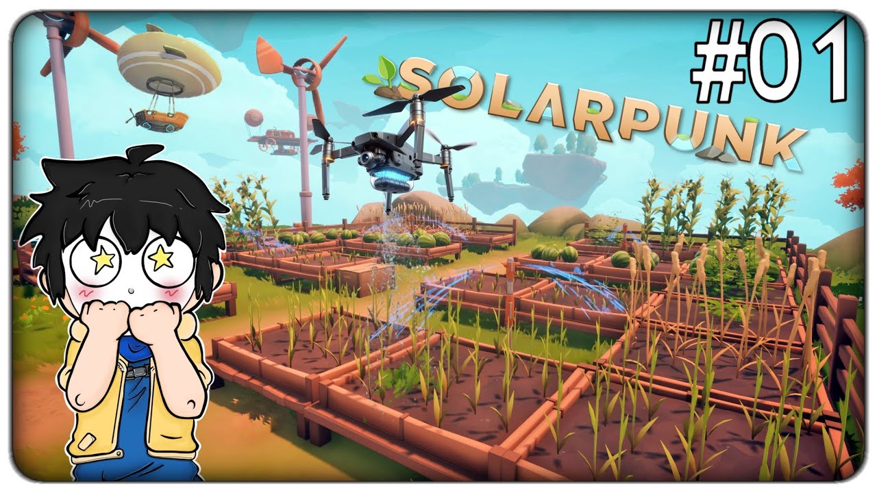 QUESTO NUOVO SURVIVAL IMMERSO NELLA NATURA E' SUPER PUCCIOSO... LO ADORO | SolarPunk Demo - ep.01