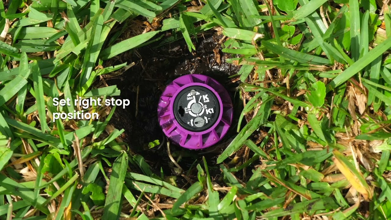 K-Rain® K1 Adjustable 4 in. Pop-Up RCW Gear Drive Sprinkler