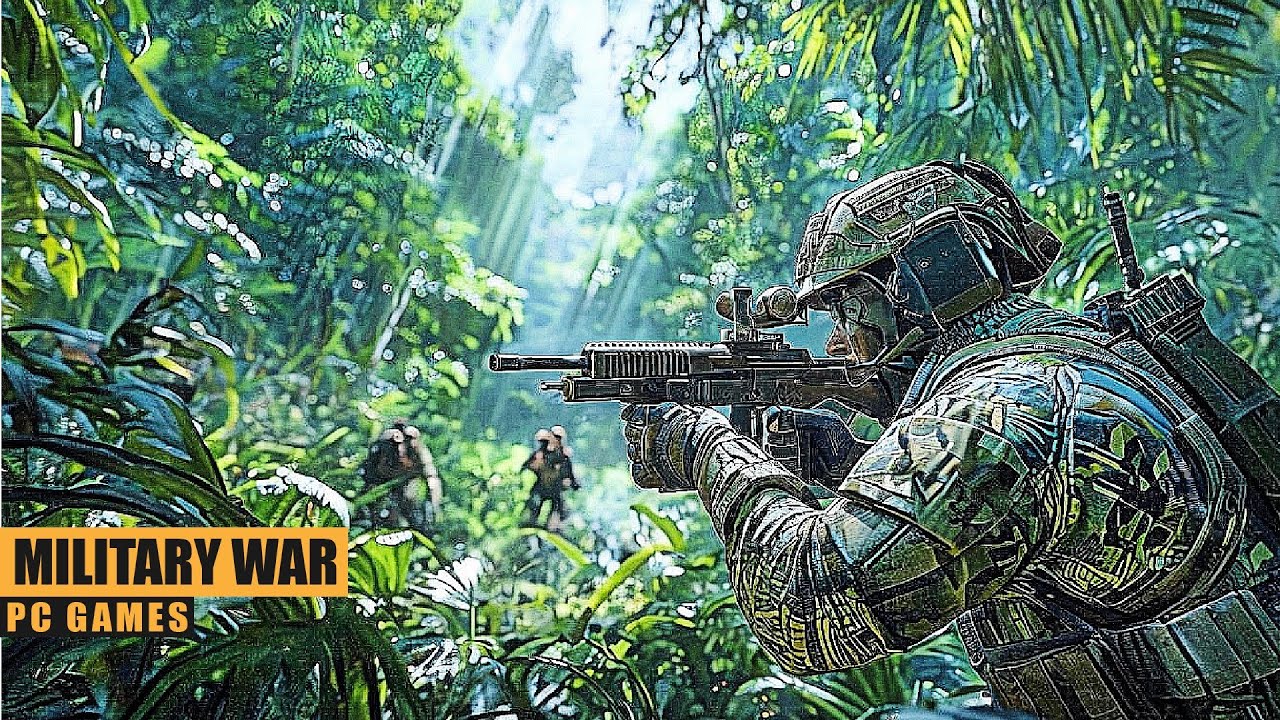 TOP 32 BEST MILITARY WAR GAMES FOR PC 2025 || low/mid/high spec pc games || best military war games