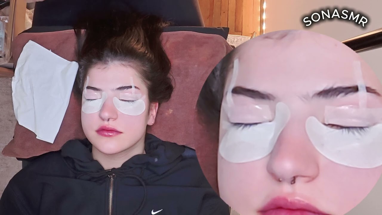 No sleep No Pretty / Beauty ASMR/ Real Salon work/ Lashes work/ Please come and sleep #asmr
