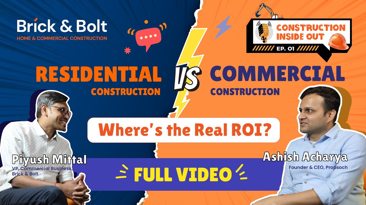 Real Estate Investment: Residential v/s Commercial - Which gives better ROI? (Podcast)