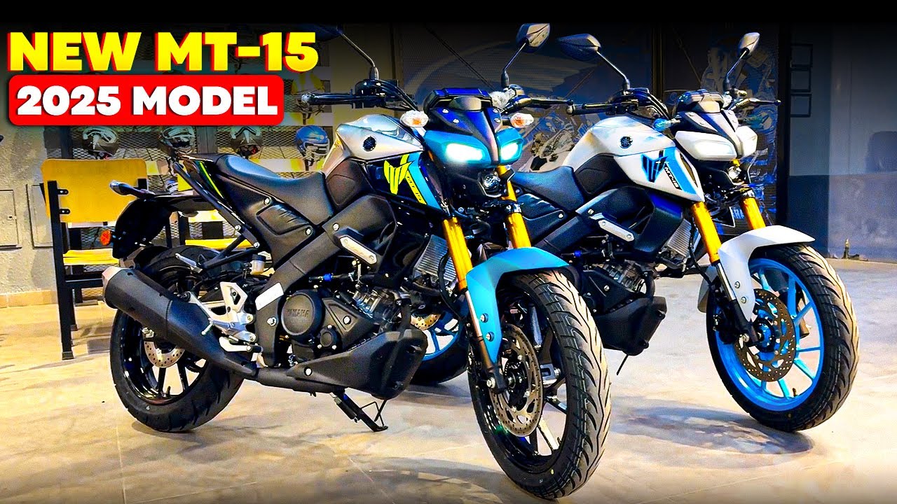 Новая модель MT-15 наконец-то здесь! Модель Yamaha MT-15 V2 2025 года с двойной ABS и TFT-дисплеем