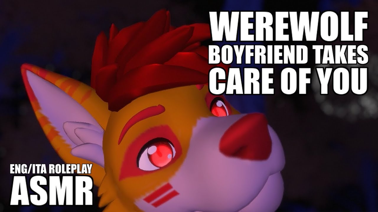 [Furry ASMR] Your werewolf boyfriend takes care of you (Personal Attention) [ENG/ITA] 🌕
