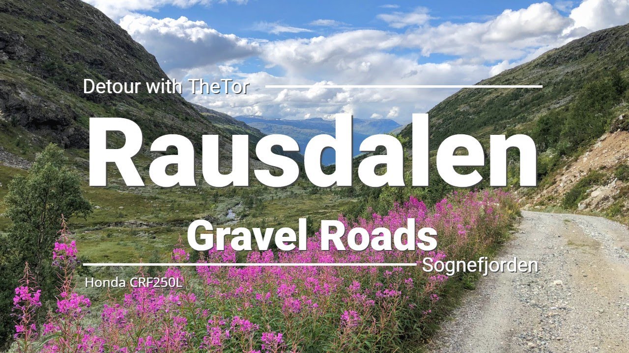 Rausdalen, Sogn, Norway | Gravel Roads | ♩♪♫♬ | Honda CRF250L