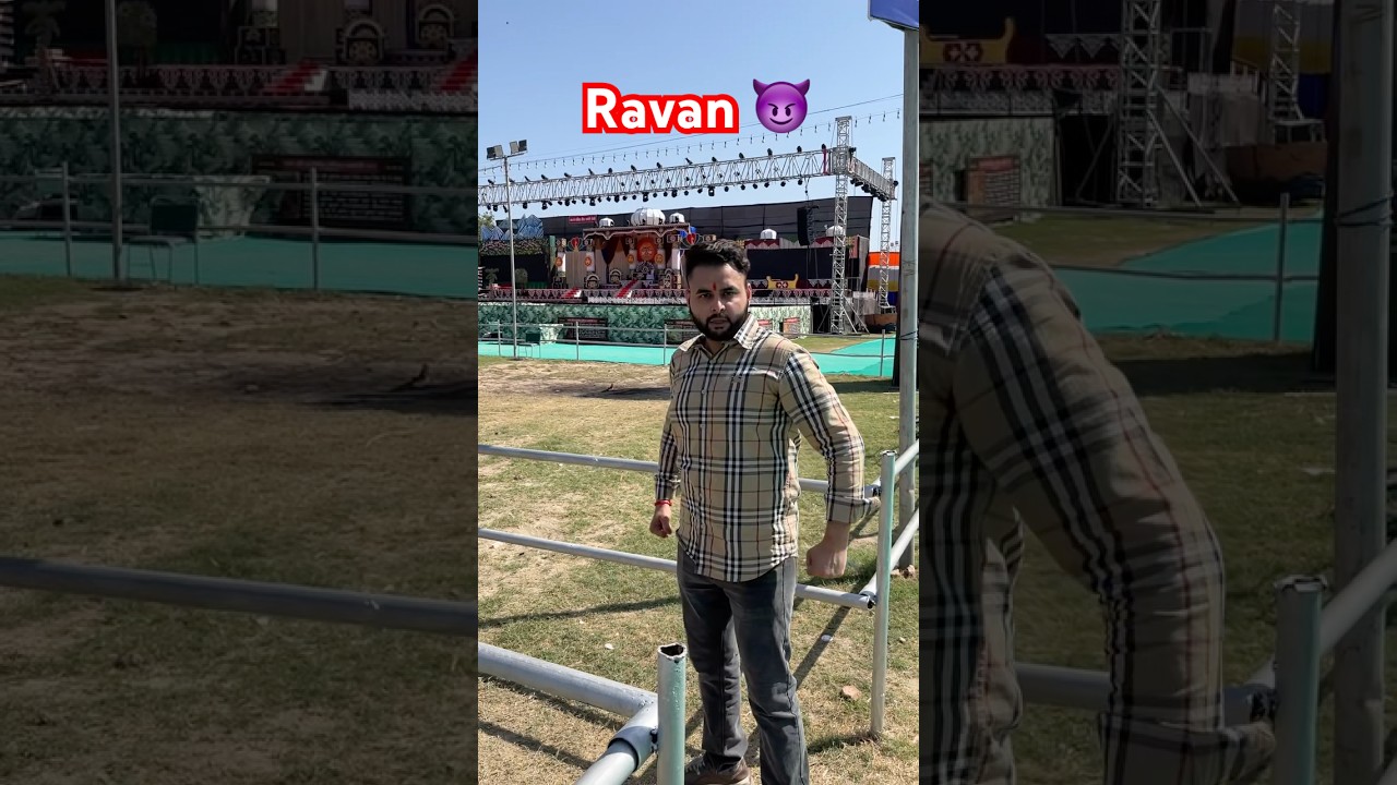 Ravan Live on Stage 😈 Delhi Ram Leela 2025🔥