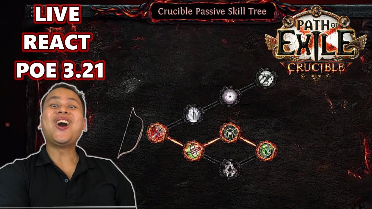 POE 3.21 - LIVE REVEAL REACT - CRUCIBLE LEAGUE