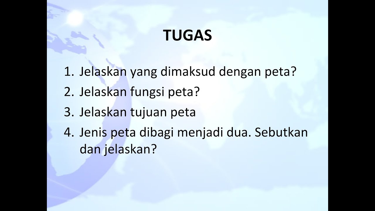 PEMBAHASAN TUGAS DASAR-DASAR PEMETAAN