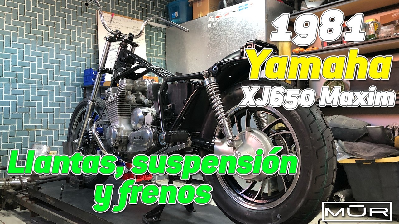 1981 Yamaha XJ650 Maxim // Restauración Ep. 3 // Llantas, Suspensión y Frenos