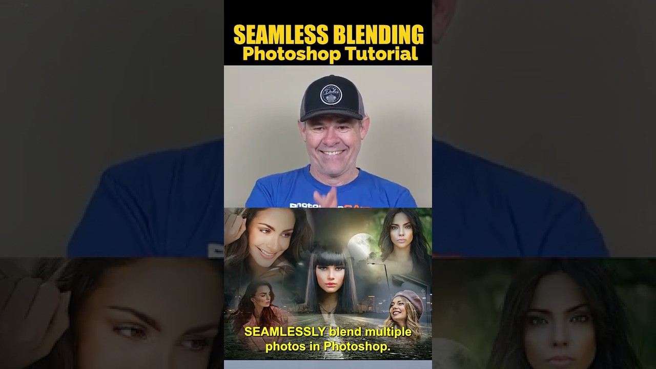 Blend images seamlessly in @Photoshop  #photoshop #summeronshorts #communityxadobe #tutorial