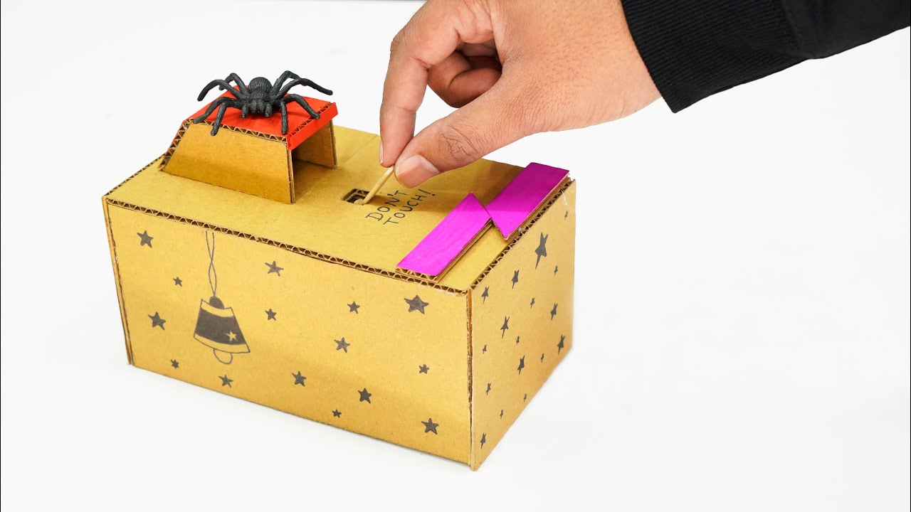 How to Make Useless Box from Cardboard at Home