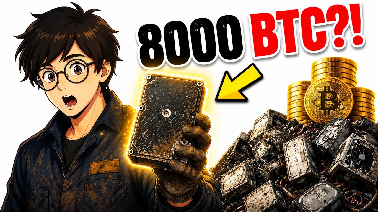I Found 8,000 Bitcoin in a Trash Drive&hellip; 😳