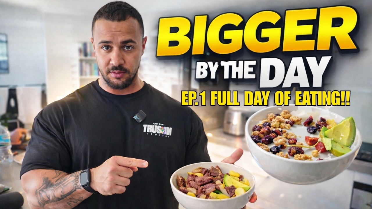 BIGGER BY THE DAY EP. 1 | FULL DAY OF EATING!!