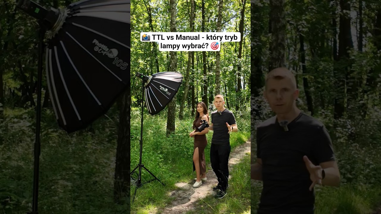 TTL czy Manualny - kt&oacute;ry tryb lampy wybrać? | #shorts Jacek Sierżyński