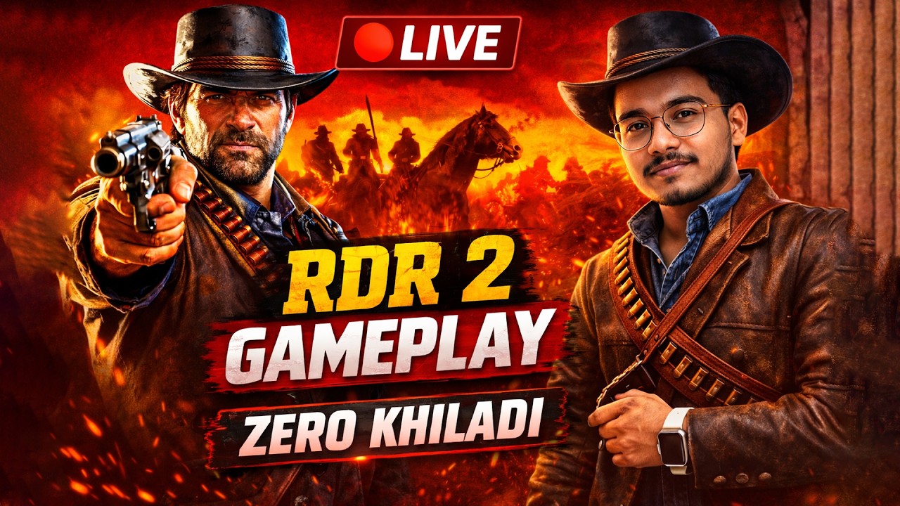 🔴 LIVE NOW! Arthur Morgan Story Begins | RDR2 Gameplay | ZERO KHILADI