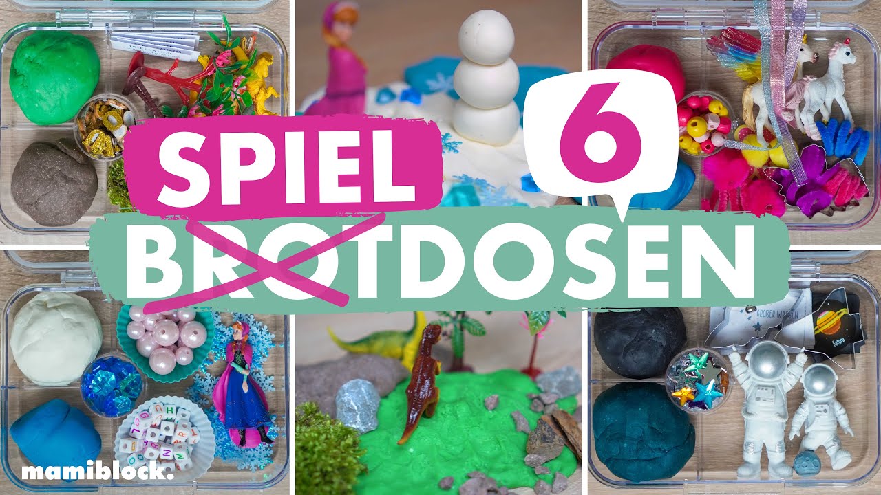 Von der Brotdose zur Spieldose 🤩| 6 coole Themenwelten 2 Go | mamiblock