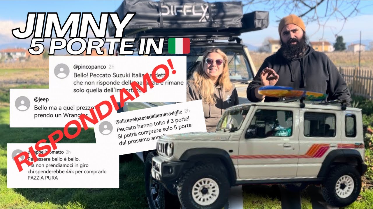 JIMNY 5 PORTE in 🇮🇹 | Rispondiamo a tutte le domande