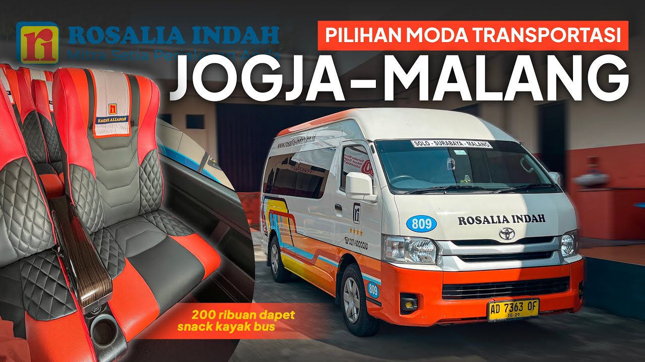 REKOMENDASI TRANSPORTASI JOGJA KE MALANG | Trip Report Travel Rosalia Indah
