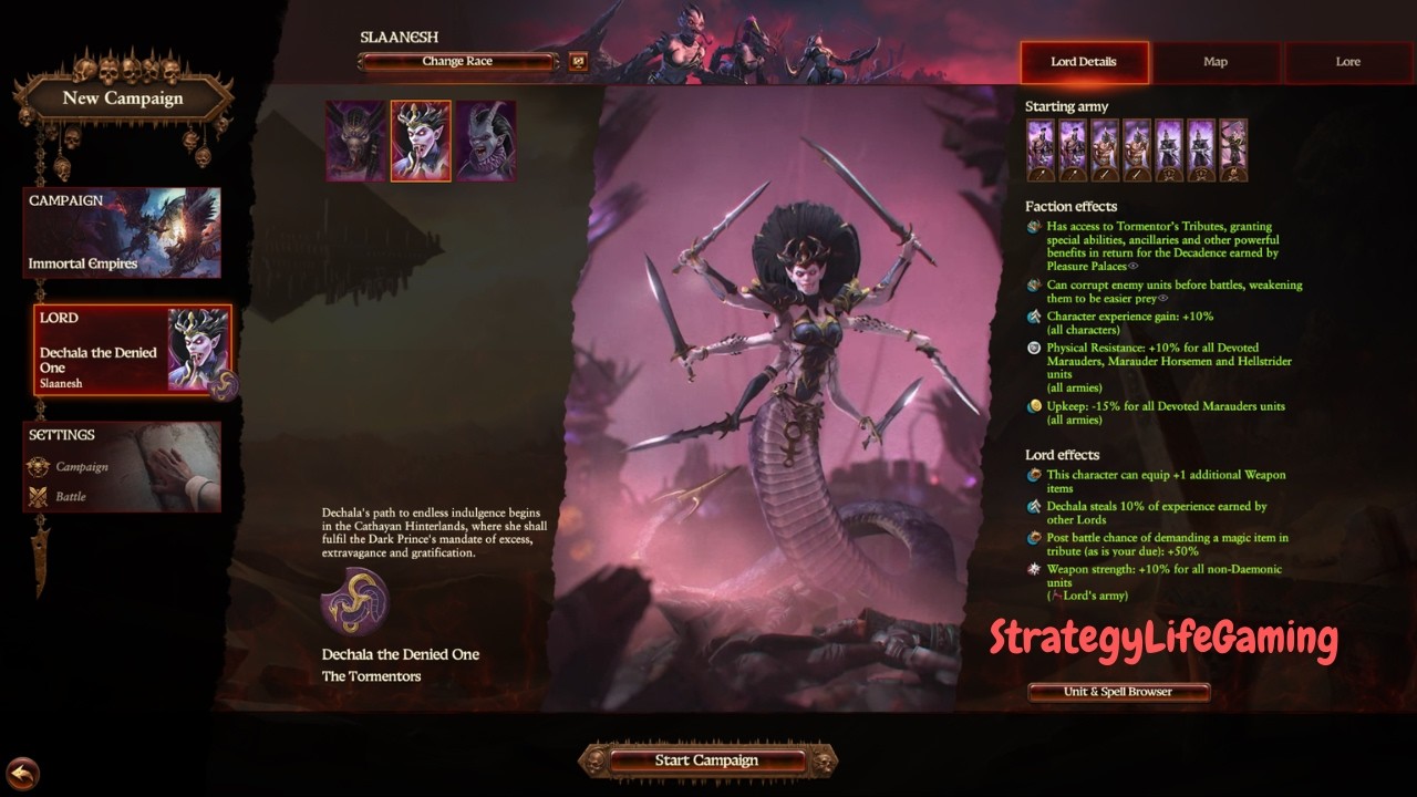 Total War: WARHAMMER III -  TIDES OF TORMENT TOUR 8 - Dechala The Denied One