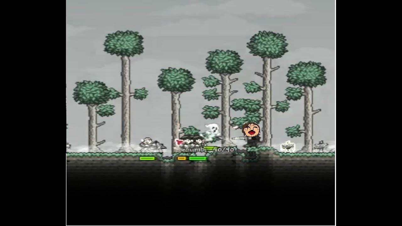 Só mortes na Primeira experiência com terraria!