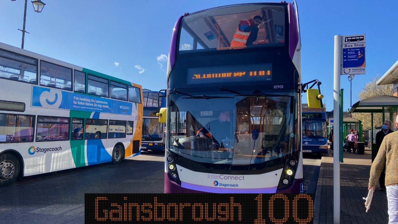 Route 100: Lincoln Central to Gainsborough (unedited)