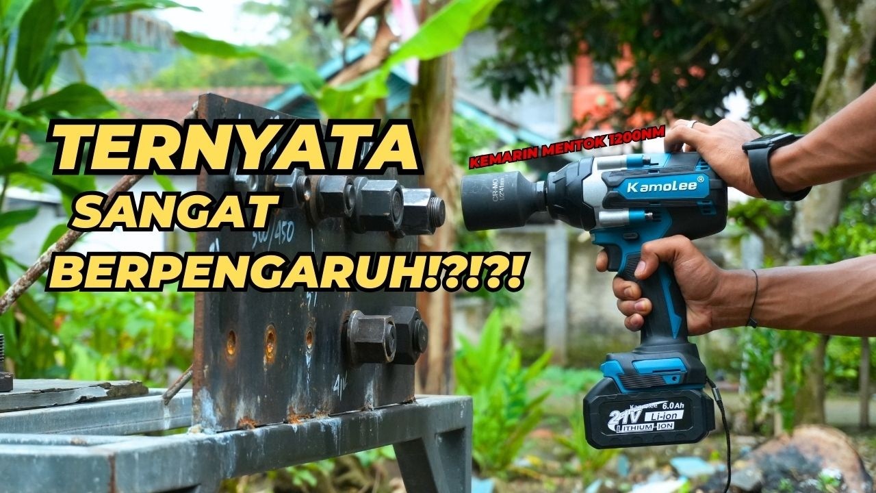 Revisi Tes Torsi setelah ganti baud - Impact wrench KAMOLE DTW700 1800Nm